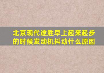 北京现代途胜早上起来起步的时候发动机抖动什么原因