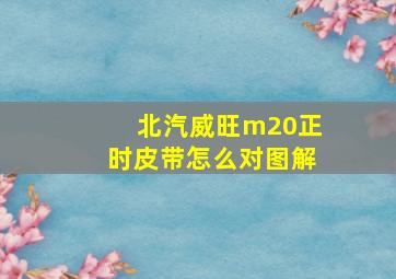 北汽威旺m20正时皮带怎么对图解