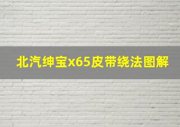 北汽绅宝x65皮带绕法图解