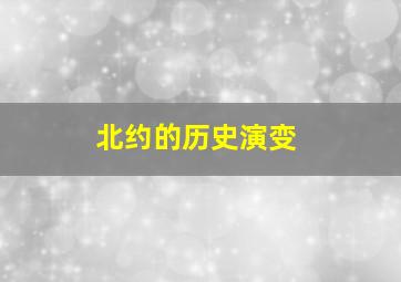 北约的历史演变