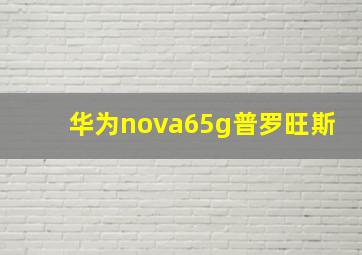 华为nova65g普罗旺斯