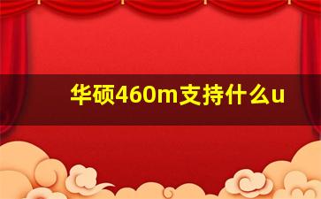 华硕460m支持什么u