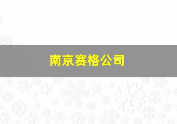 南京赛格公司