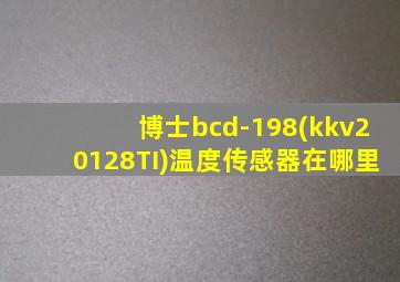 博士bcd-198(kkv20128TI)温度传感器在哪里