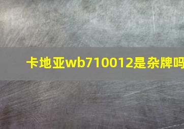 卡地亚wb710012是杂牌吗