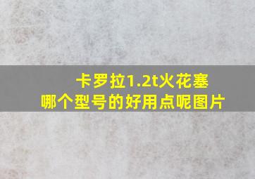 卡罗拉1.2t火花塞哪个型号的好用点呢图片