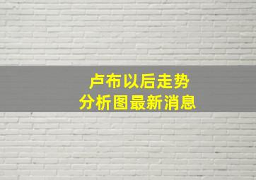 卢布以后走势分析图最新消息