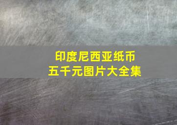 印度尼西亚纸币五千元图片大全集