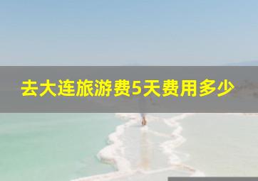 去大连旅游费5天费用多少