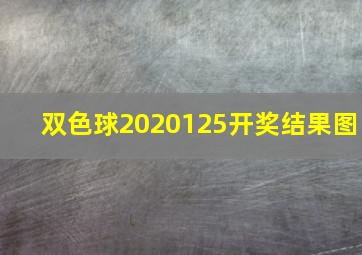 双色球2020125开奖结果图