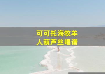 可可托海牧羊人葫芦丝唱谱