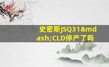 史密斯JSQ31—CLD停产了吗