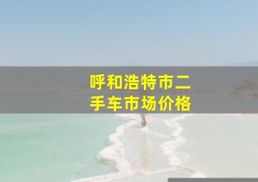 呼和浩特市二手车市场价格