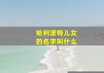 哈利波特儿女的名字叫什么