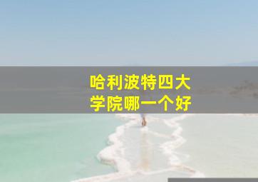 哈利波特四大学院哪一个好