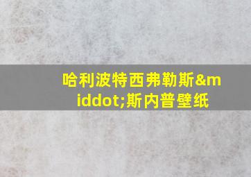 哈利波特西弗勒斯·斯内普壁纸