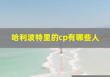 哈利波特里的cp有哪些人