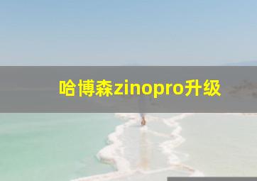 哈博森zinopro升级