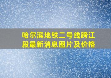 哈尔滨地铁二号线跨江段最新消息图片及价格