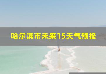 哈尔滨市未来15天气预报