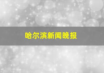 哈尔滨新闻晚报