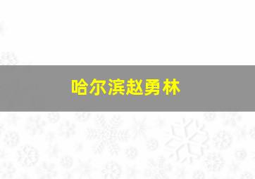 哈尔滨赵勇林