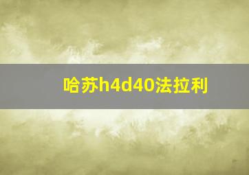 哈苏h4d40法拉利