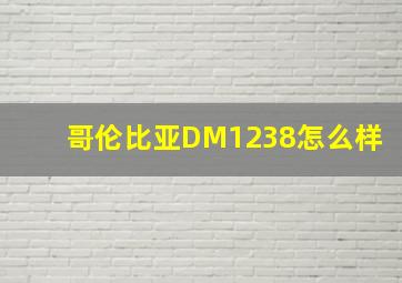 哥伦比亚DM1238怎么样