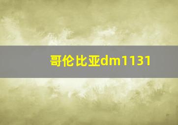 哥伦比亚dm1131