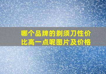 哪个品牌的剃须刀性价比高一点呢图片及价格