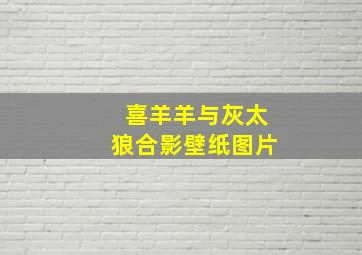 喜羊羊与灰太狼合影壁纸图片