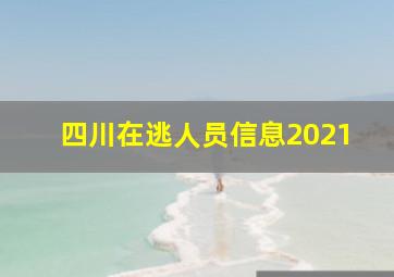 四川在逃人员信息2021