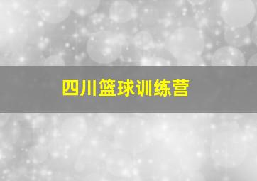 四川篮球训练营