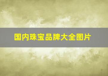 国内珠宝品牌大全图片