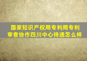 国家知识产权局专利局专利审查协作四川中心待遇怎么样