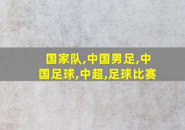 国家队,中国男足,中国足球,中超,足球比赛