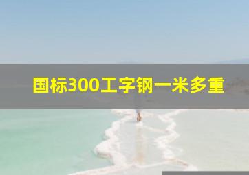 国标300工字钢一米多重