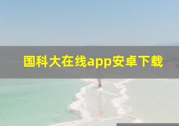 国科大在线app安卓下载