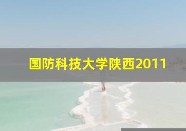 国防科技大学陕西2011