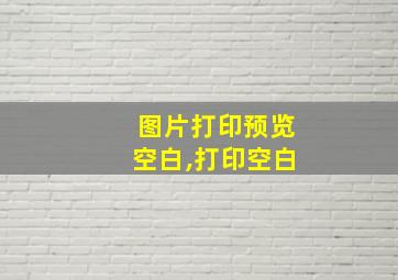 图片打印预览空白,打印空白