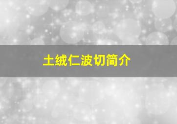 土绒仁波切简介