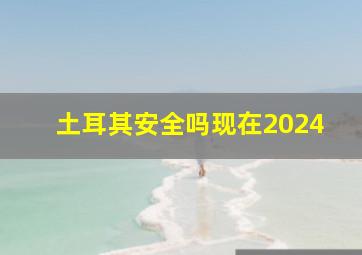 土耳其安全吗现在2024