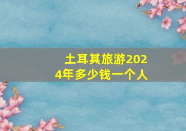 土耳其旅游2024年多少钱一个人