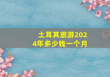 土耳其旅游2024年多少钱一个月