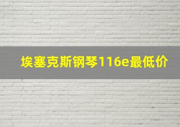 埃塞克斯钢琴116e最低价