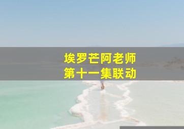 埃罗芒阿老师第十一集联动