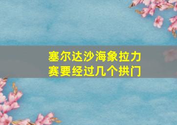 塞尔达沙海象拉力赛要经过几个拱门