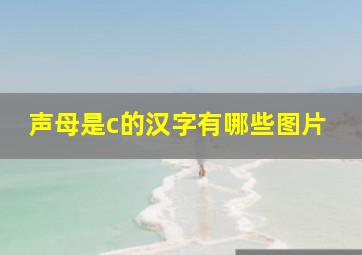 声母是c的汉字有哪些图片