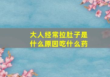 大人经常拉肚子是什么原因吃什么药