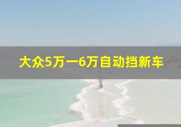 大众5万一6万自动挡新车